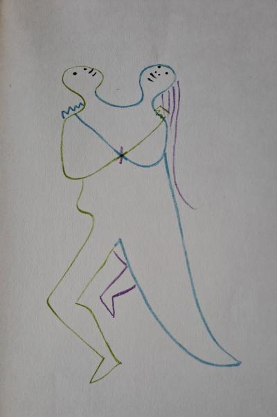 Jean Cocteau - Roméo et Juliette - Lithographie originale en couleur 2