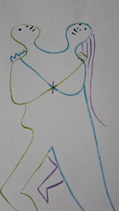Jean Cocteau - Roméo et Juliette - Lithographie originale en couleur 2