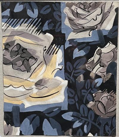 Raoul DUFY - dessin original gouache sur papier 2