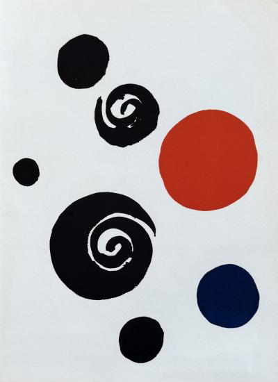 Alexander CALDER - Ballons et spirales - Lithographie, 1965 2