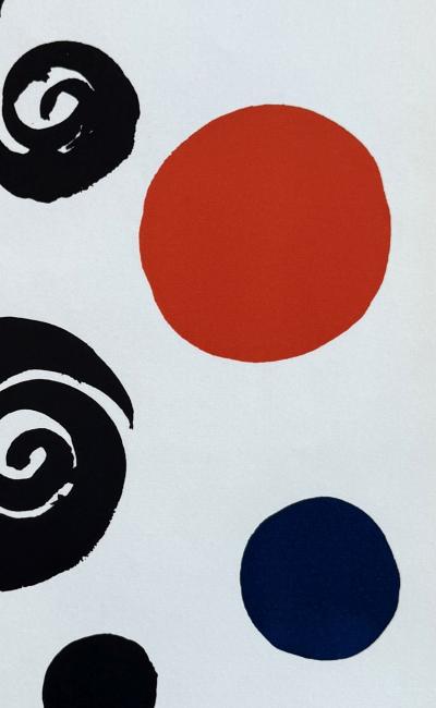 Alexander CALDER - Ballons et spirales - Lithographie, 1965 2