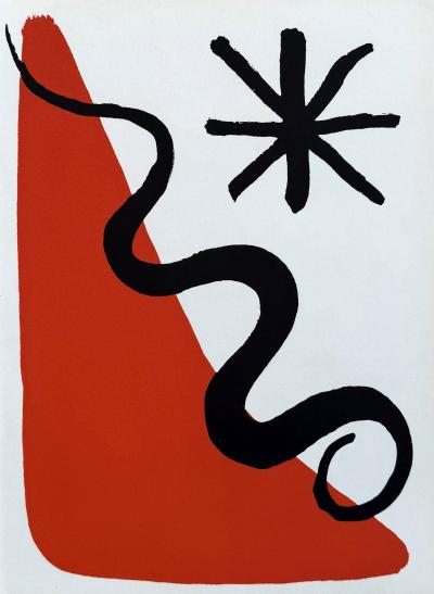 Alexander CALDER - Composition à l’étoile - Lithographie, 1965 2