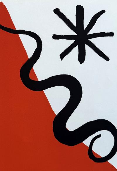 Alexander CALDER - Composition à l’étoile - Lithographie, 1965 2
