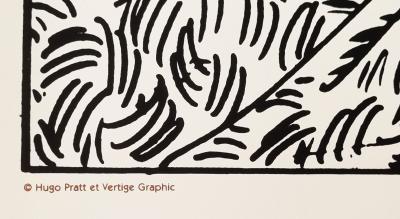 Hugo Pratt, Marina Seminova, Corto Maltese, sérigraphie, 1990 2