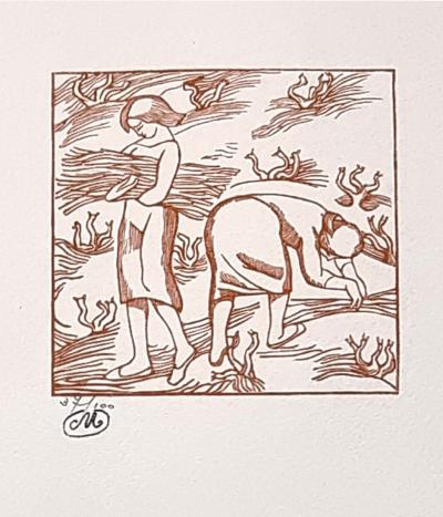 Aristide Maillol, Géorgiques, bois gravé signé, numéroté, 1950 2