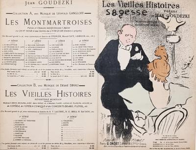 Henri de Toulouse-Lautrec, Les Vieilles histoires, lithographie originale 1893 2