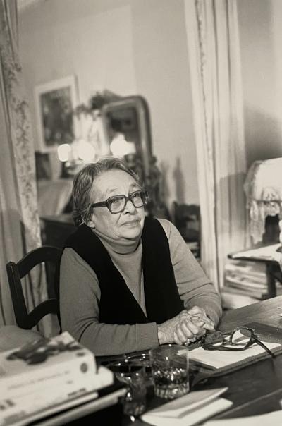 Pascal Baril - Marguerite Duras 1988 - Tirage argentique