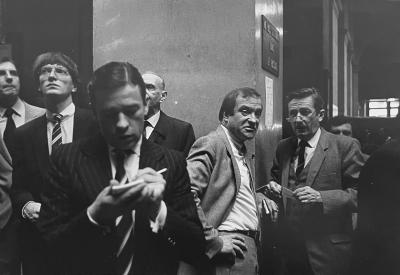 Pascal Baril - La Bourse Palais Brongniart 1982 - Tirage argentique