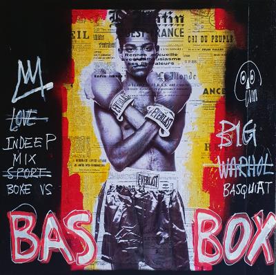 SPACO - Basquiat Boxe  2025 - peinture pop 2