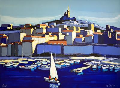 Jean Claude QUILICI- MARSEILLE, lithographie originale signée et numérotée 2
