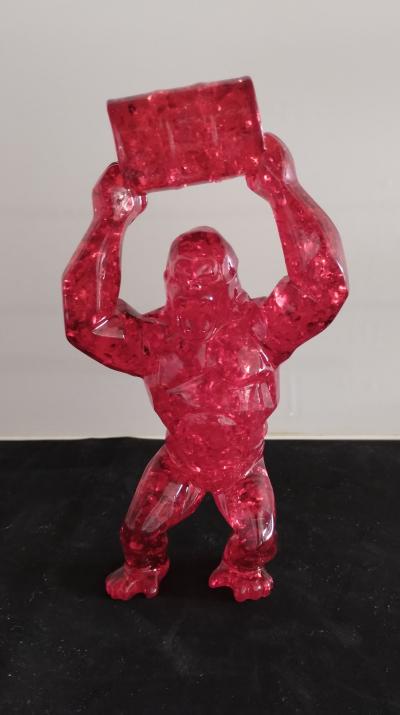 Richard Orlinski -Kong Oil Bubble (Red Edition) - sculpture 2