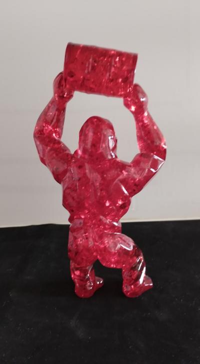 Richard Orlinski -Kong Oil Bubble (Red Edition) - sculpture 2
