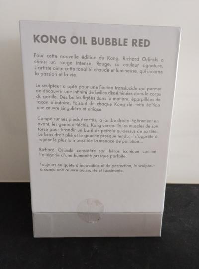 Richard Orlinski -Kong Oil Bubble (Red Edition) - sculpture 2