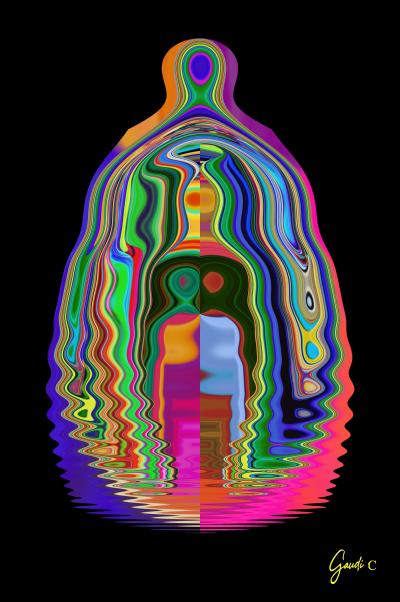Gaudi .C abstrait-anatomie (2025) Art graphycal abstrait 2
