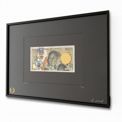 Cisco - PARIS, 2026 - Acrylique sur billet 2