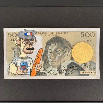 Cisco - PARIS, 2026 - Acrylique sur billet 2