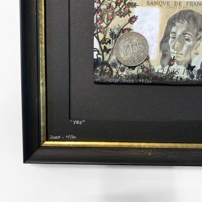 Cisco - YES, 2025 - Acrylique sur billet 2