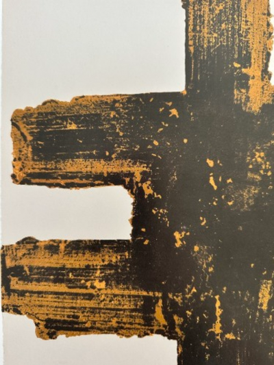 Pierre Soulages (after) - Poster after etching No. XVIII - Offset printing 2
