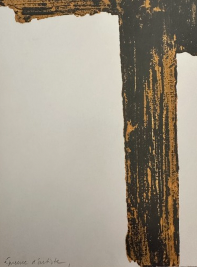 Pierre Soulages (after) - Poster after etching No. XVIII - Offset printing 2