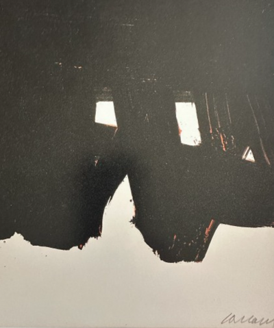 Pierre Soulages (d’après) - Affiche d’après la lithographie N°22 - Impression Offset 2