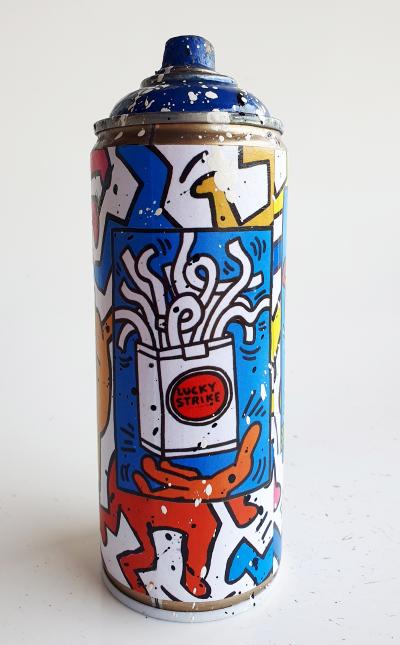 SPACO - Bombe lucky strike  Haring , 2025  - Sculpture pop 2