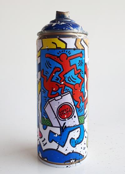 SPACO - Bombe lucky strike  Haring , 2025  - Sculpture pop 2