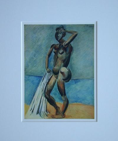 Pablo PICASSO (d’après) - Baigneuse, 1946 - Héliogravure signée 2