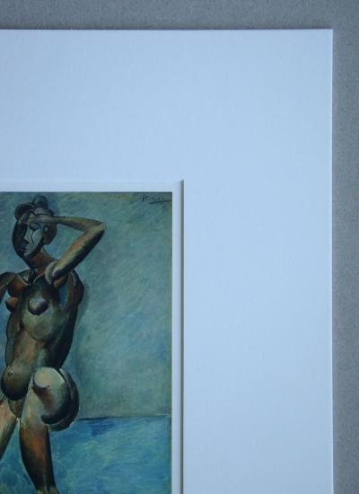 Pablo PICASSO (d’après) - Baigneuse, 1946 - Héliogravure signée 2