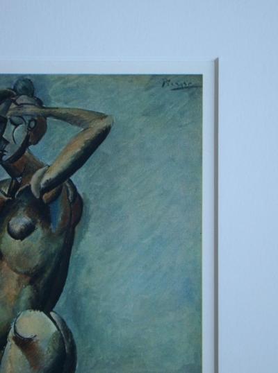 Pablo PICASSO (d’après) - Baigneuse, 1946 - Héliogravure signée 2