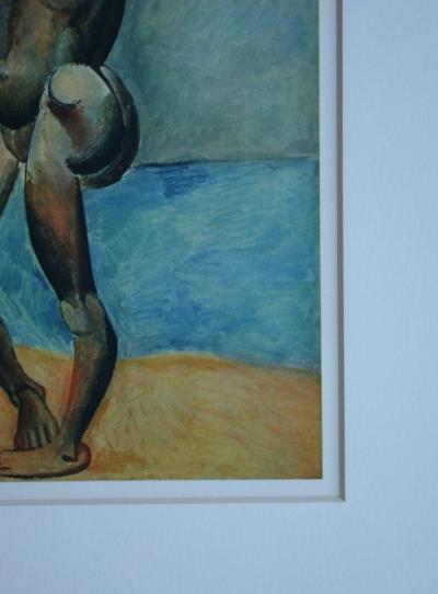Pablo PICASSO (d’après) - Baigneuse, 1946 - Héliogravure signée 2