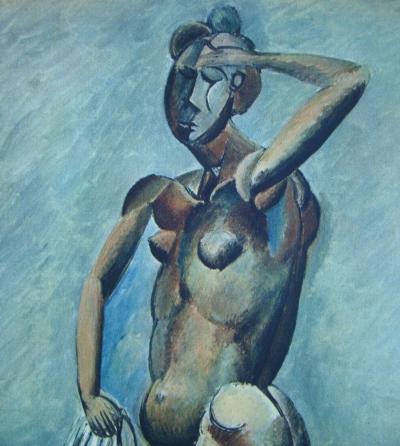 Pablo PICASSO (d’après) - Baigneuse, 1946 - Héliogravure signée 2