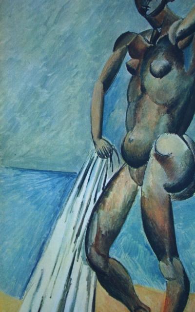 Pablo PICASSO (d’après) - Baigneuse, 1946 - Héliogravure signée 2