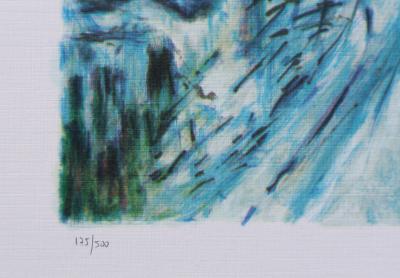 Marc CHAGALL (d’après) : La route du village - Lithographie numérotée et signée, édition limitée 2