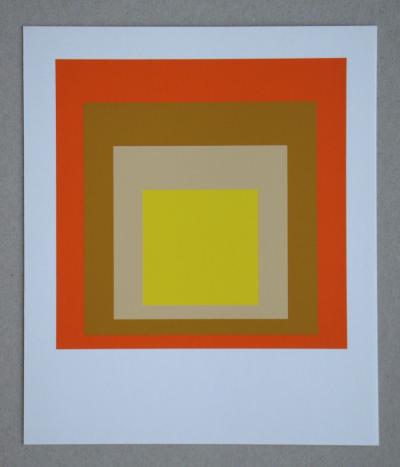 Josef ALBERS - Homage to the Square - Yes Sir, 1971 - Original silkscreen print 2