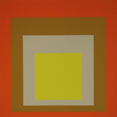 Josef ALBERS - Homage to the Square - Yes Sir, 1971 - Original silkscreen print 2