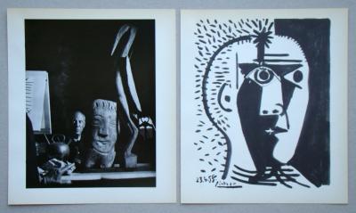 Pablo PICASSO (d'après) - Portrait, 1957 - Photographie offset 2