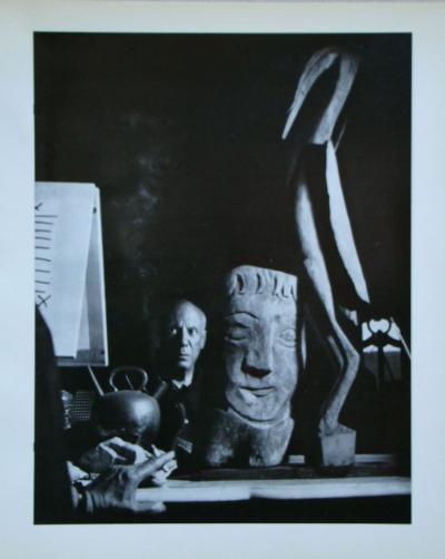 Pablo PICASSO (d'après) - Portrait, 1957 - Photographie offset 2