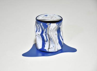 Yannick Bouillault - Le vieux pot de peinture Bleu - Métal 2