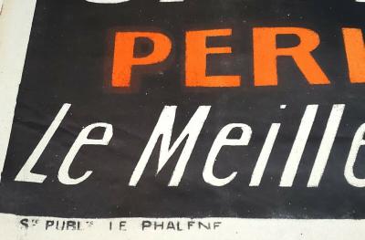 Affiche originale Café Collas, Perles des Indes, lithographie, 1927 2