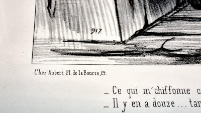Honoré Daumier,  Les gens de Justice, lithographie, 1845 2