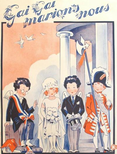 Richard Jack, Gay Gay Let’s Get Married, original poster, 1925 2