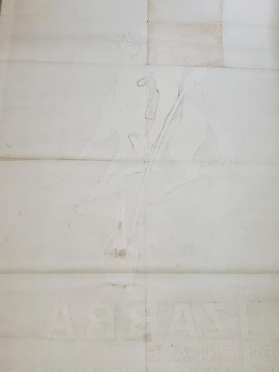 Zulla - Liqueur Izarra - affiche originale, 1908 2
