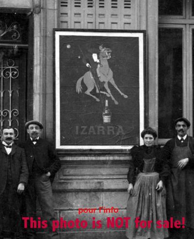 Zulla - Liqueur Izarra - affiche originale, 1908 2
