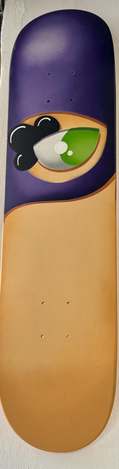 GUM - Catwoman - 2019 - Acrylique sur skateboard - Signé 2