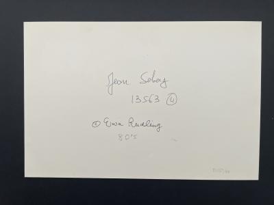 Ewa Rudling -Portrait de Jean Seberg 1980 - Tirage argentique 2