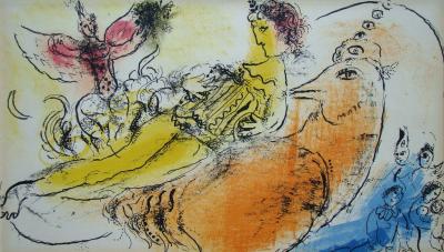 Marc CHAGALL - L’Accordéoniste, 1957 - Lithographie originale