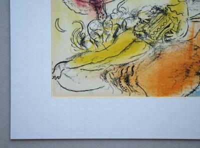 Marc CHAGALL - L’Accordéoniste, 1957 - Lithographie originale 2