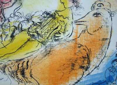 Marc CHAGALL - L’Accordéoniste, 1957 - Lithographie originale 2