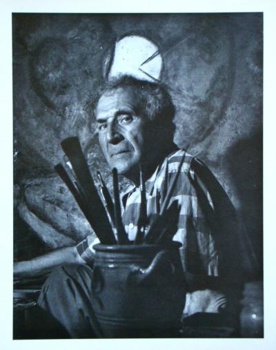 Marc CHAGALL (d’après) - Portrait, 1957 - Photographie offset
