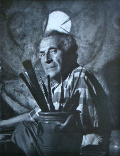 Marc CHAGALL (d’après) - Portrait, 1957 - Photographie offset 2